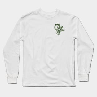 1979-1980, Earth Goat Emblem Chinese Zodiac Long Sleeve T-Shirt